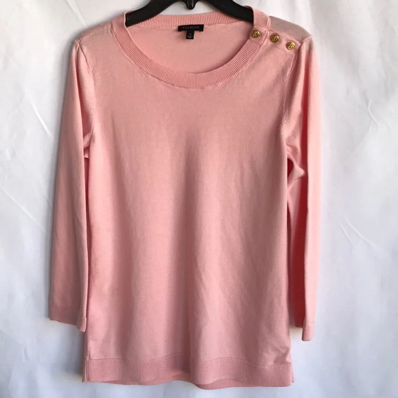 Talbots soft peach / pink pullover sweater, size S - Picture 1 of 7
